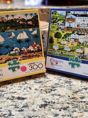 Charles Wysocki 300-Piece Puzzle Set